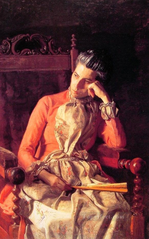 Miss Amelia van Buren Realism portraits Thomas Eakins Oil Paintings